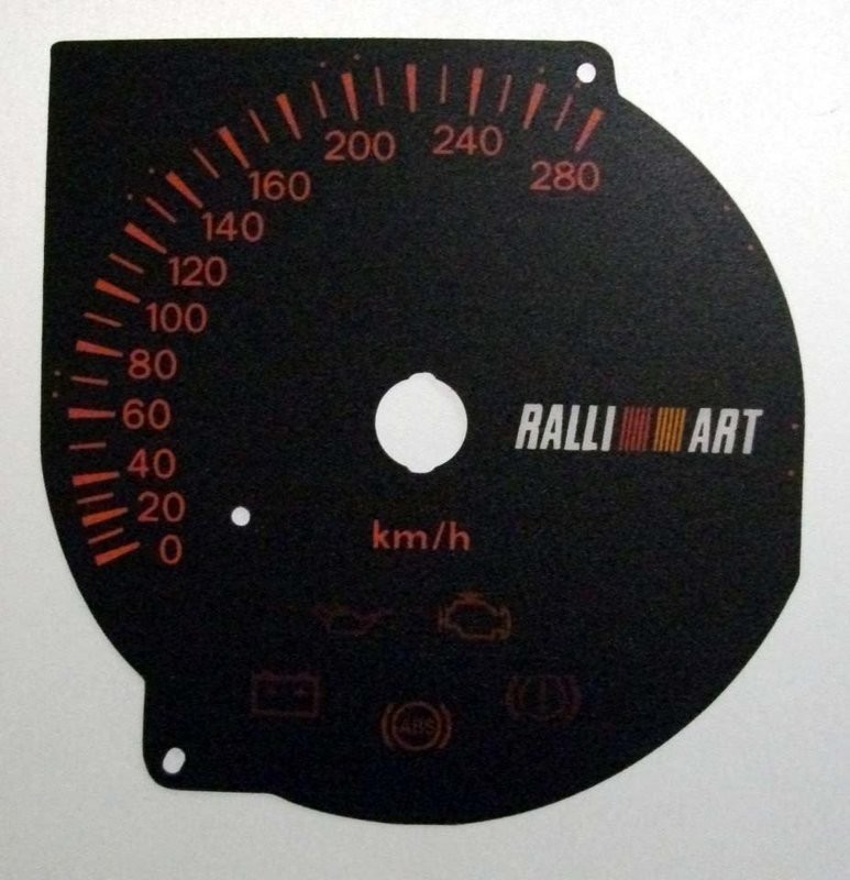 EVO 7/8/9 KMH DIAL CONVERSION