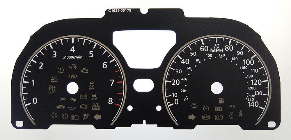ALMERA MPH DIAL CONVERSION