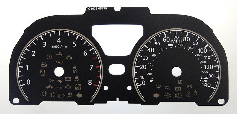 ALMERA MPH DIAL CONVERSION