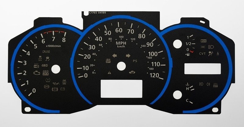ELGRAND E52 MPH DIAL CONVERSION