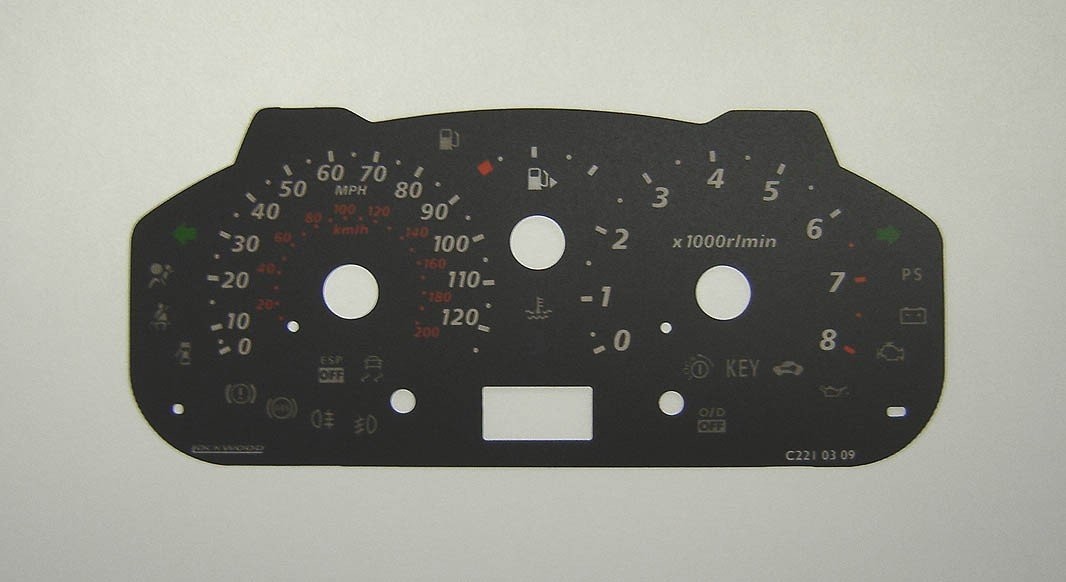 MICRA / MARCH MPH DIAL CONVERSION