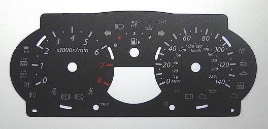 MICRA / MARCH MPH DIAL CONVERSION