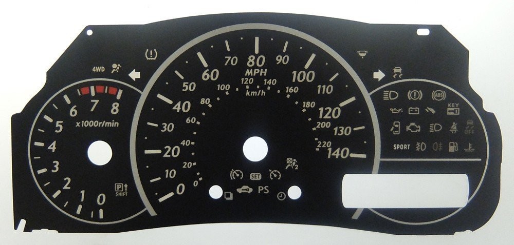 MICRA / MARCH MPH DIAL CONVERSION