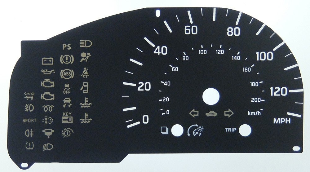 NV200 MPH DIAL CONVERSION