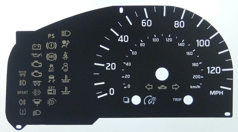 NV200 MPH DIAL CONVERSION