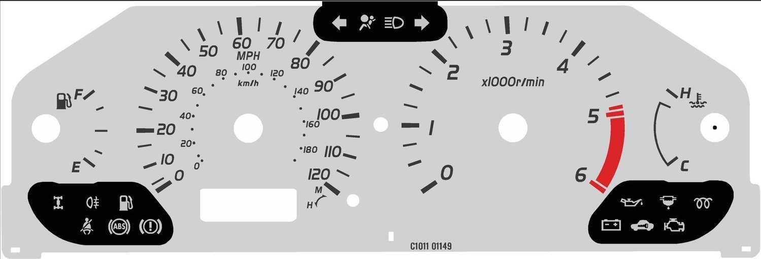 NAVARA / PATHFINDER MPH DIAL CONVERSION