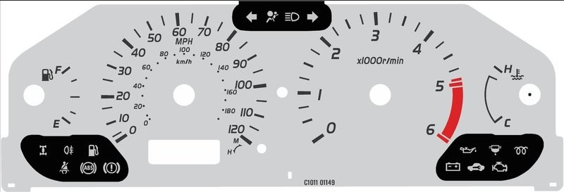 NAVARA / PATHFINDER MPH DIAL CONVERSION