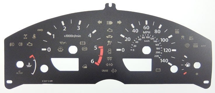 NAVARA / PATHFINDER MPH DIAL CONVERSION