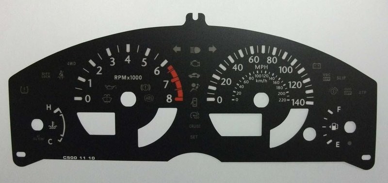 NAVARA / PATHFINDER MPH DIAL CONVERSION