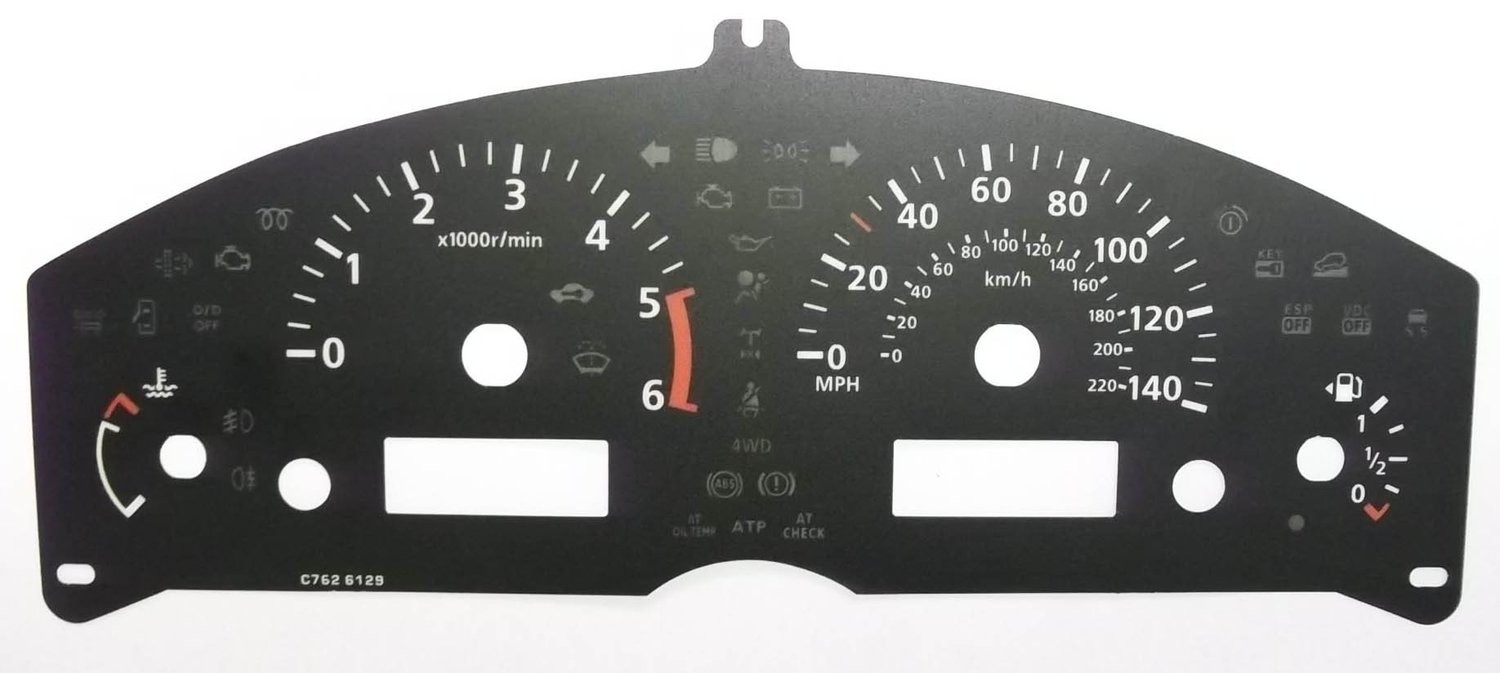 NAVARA / PATHFINDER MPH DIAL CONVERSION
