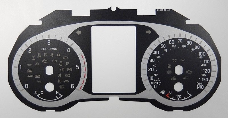 NAVARA / PATHFINDER MPH DIAL CONVERSION