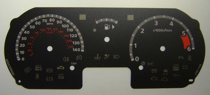 NOTE DIESEL MPH DIAL CONVERSION