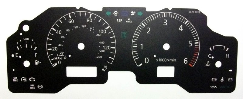 PATROL MPH DIAL CONVERSION