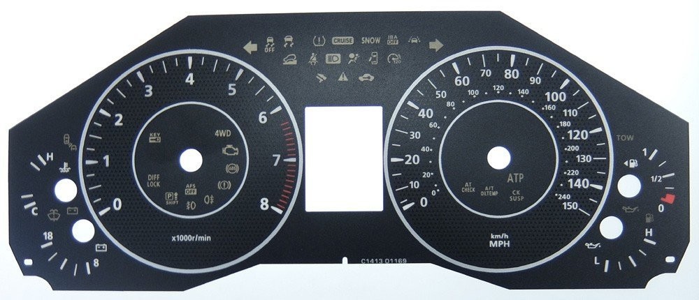 PATROL MPH DIAL CONVERSION