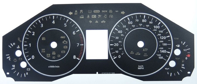 PATROL MPH DIAL CONVERSION