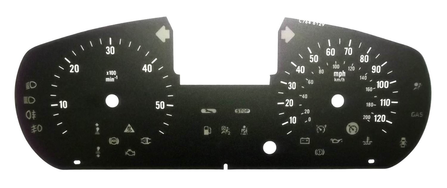 TRAFIC / PRIMASTAR / VIVARO MPH DIAL CONVERSION