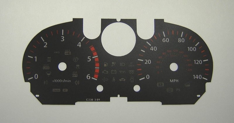 QASHQAI / X-TRAIL MPH DIAL CONVERSION