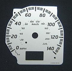 X-TRAIL (SILVER) MPH DIAL CONVERSION