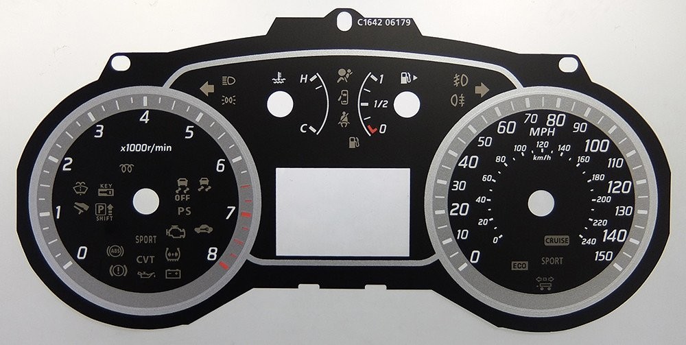SENTRA MPH DIAL CONVERSION