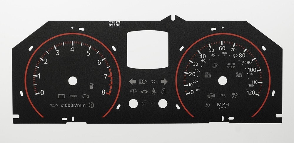 SERENA C25 MPH DIAL CONVERSION