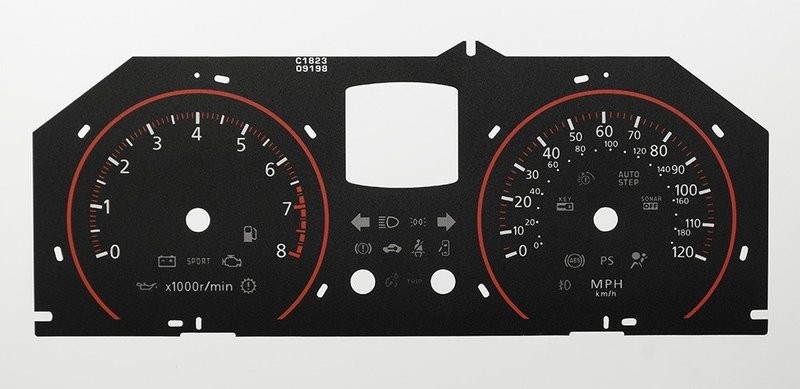 SERENA C25 MPH DIAL CONVERSION