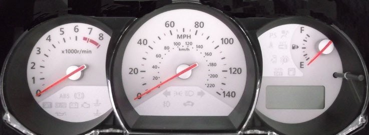 TIIDA MPH DIAL CONVERSION