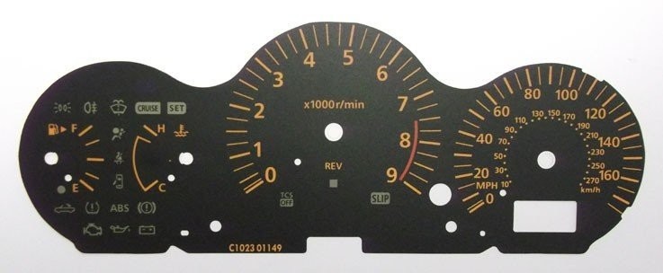 350z MPH DIAL CONVERSION