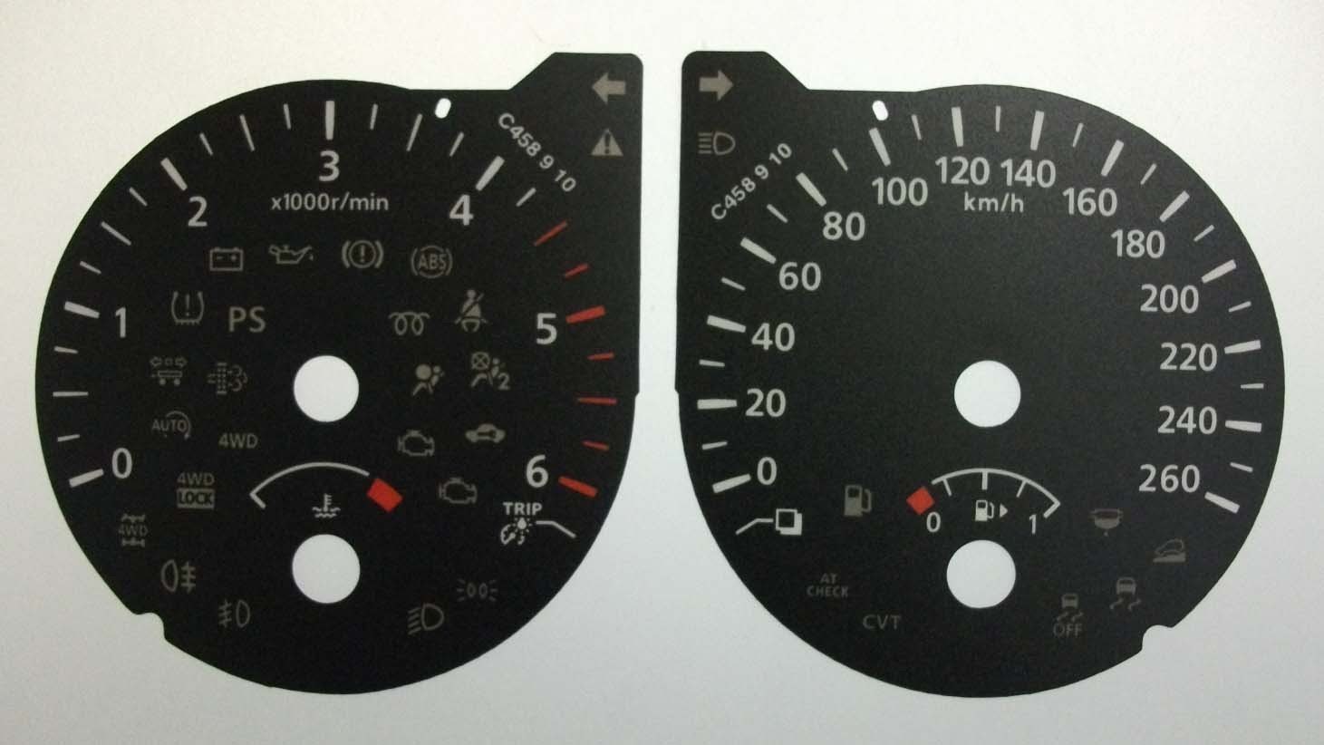 QASHQAI / X-TRAIL / ROGUE KMH DIAL CONVERSION