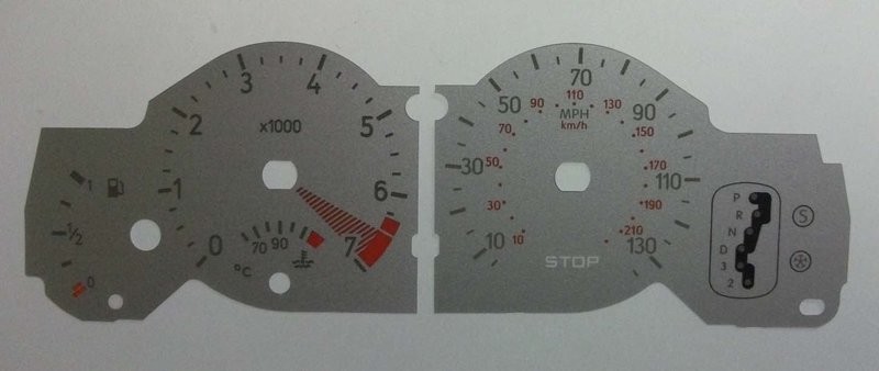 206 AUTO MPH DIAL CONVERSION