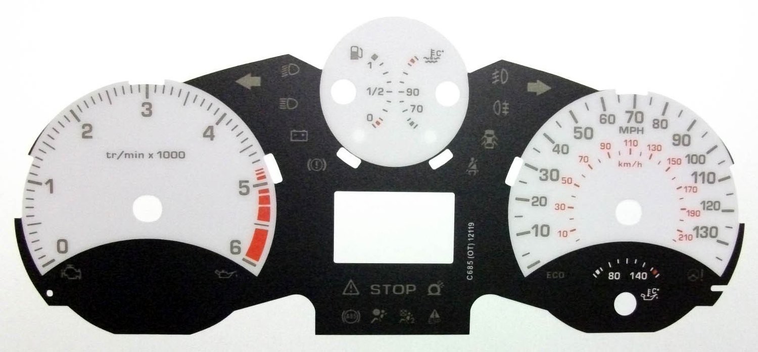 207 DIESEL MPH DIAL CONVERSION