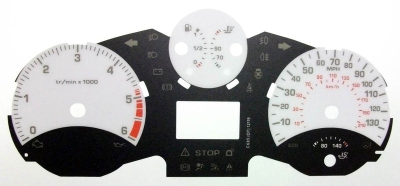 207 DIESEL MPH DIAL CONVERSION