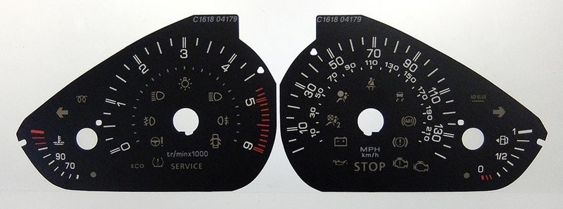 208 / 2008 MPH DIAL CONVERSION