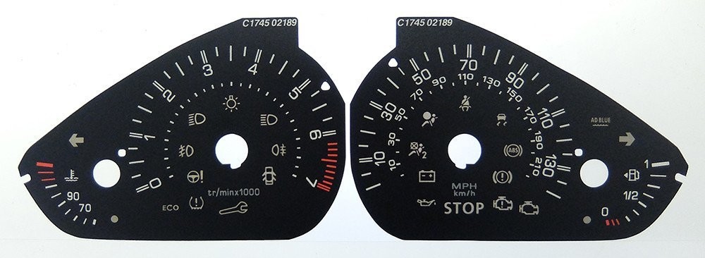 208 / 2008 MPH DIAL CONVERSION