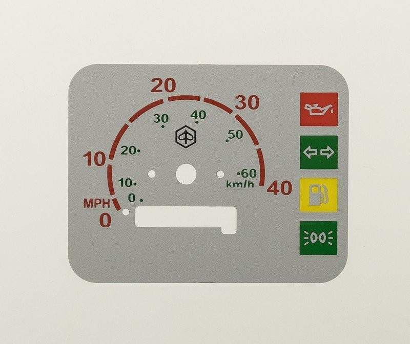 PIAGGIO MPH DIAL CONVERSION