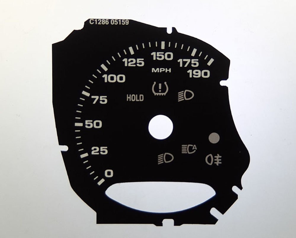 BOXSTER / CAYMAN MPH DIAL CONVERSION