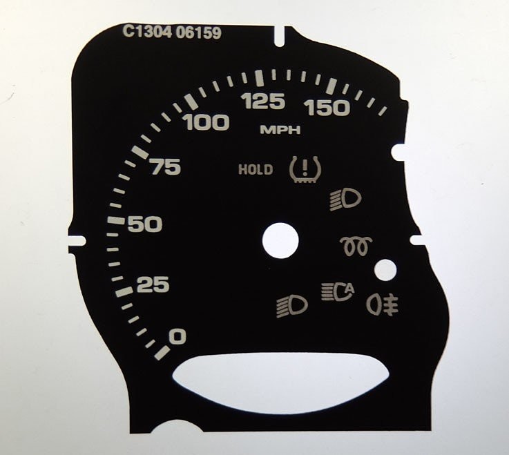 BOXSTER / CAYMAN MPH DIAL CONVERSION