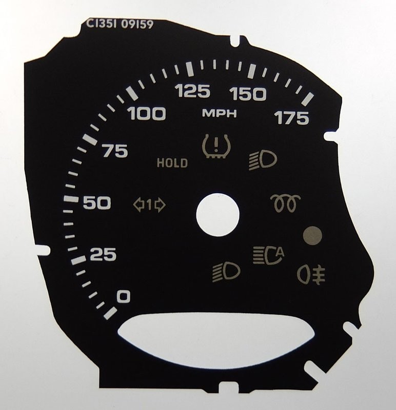 BOXSTER / CAYMAN MPH DIAL CONVERSION