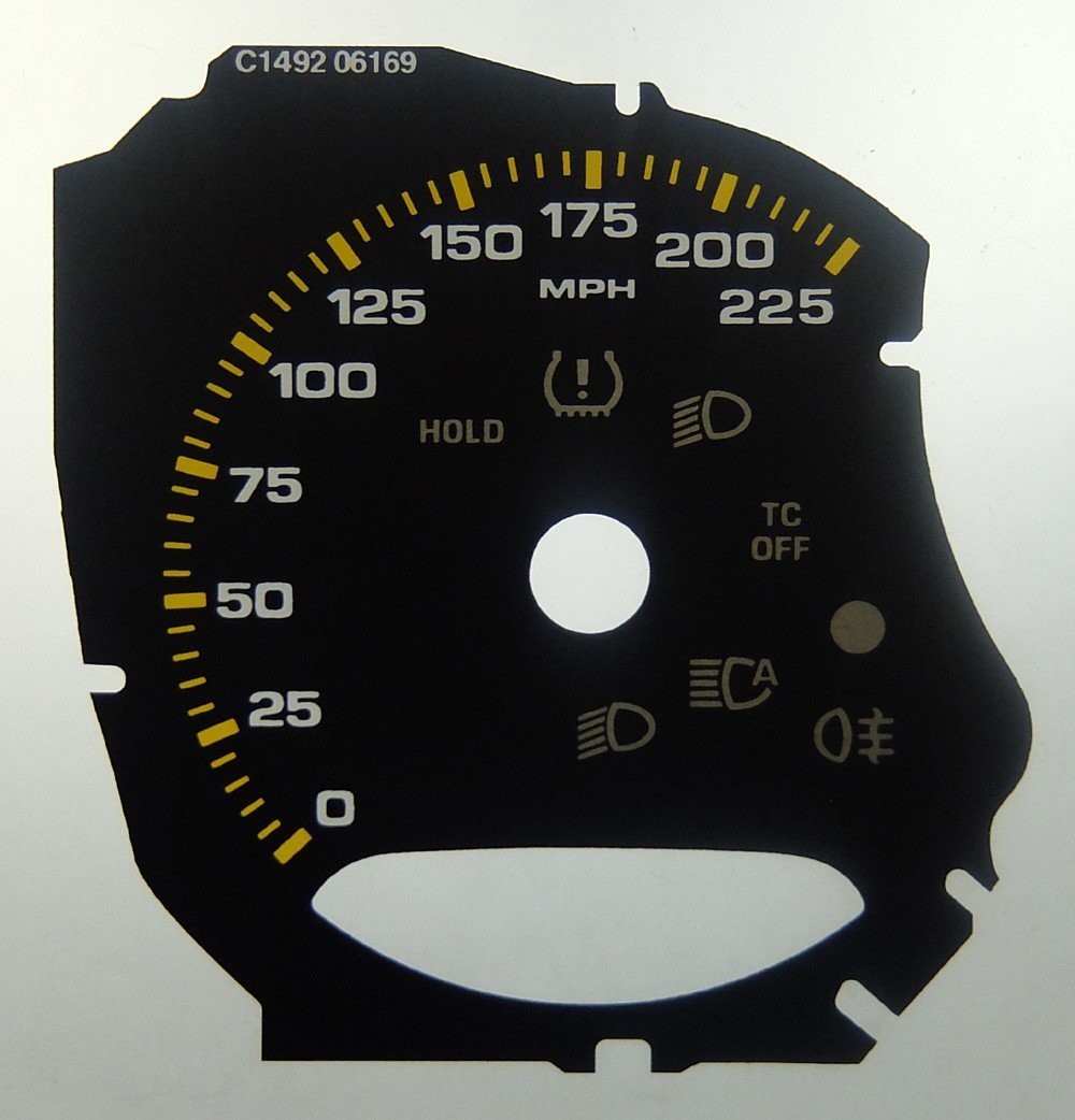 BOXSTER / CAYMAN MPH DIAL CONVERSION