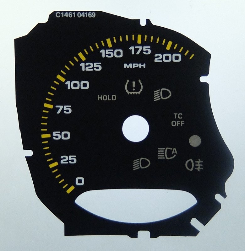 BOXSTER / CAYMAN MPH DIAL CONVERSION