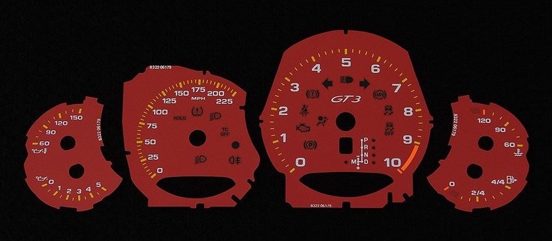 911 GT3 MPH DIAL CONVERSION