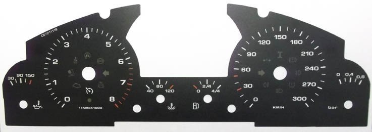 CAYENNE KMH DIAL CONVERSION