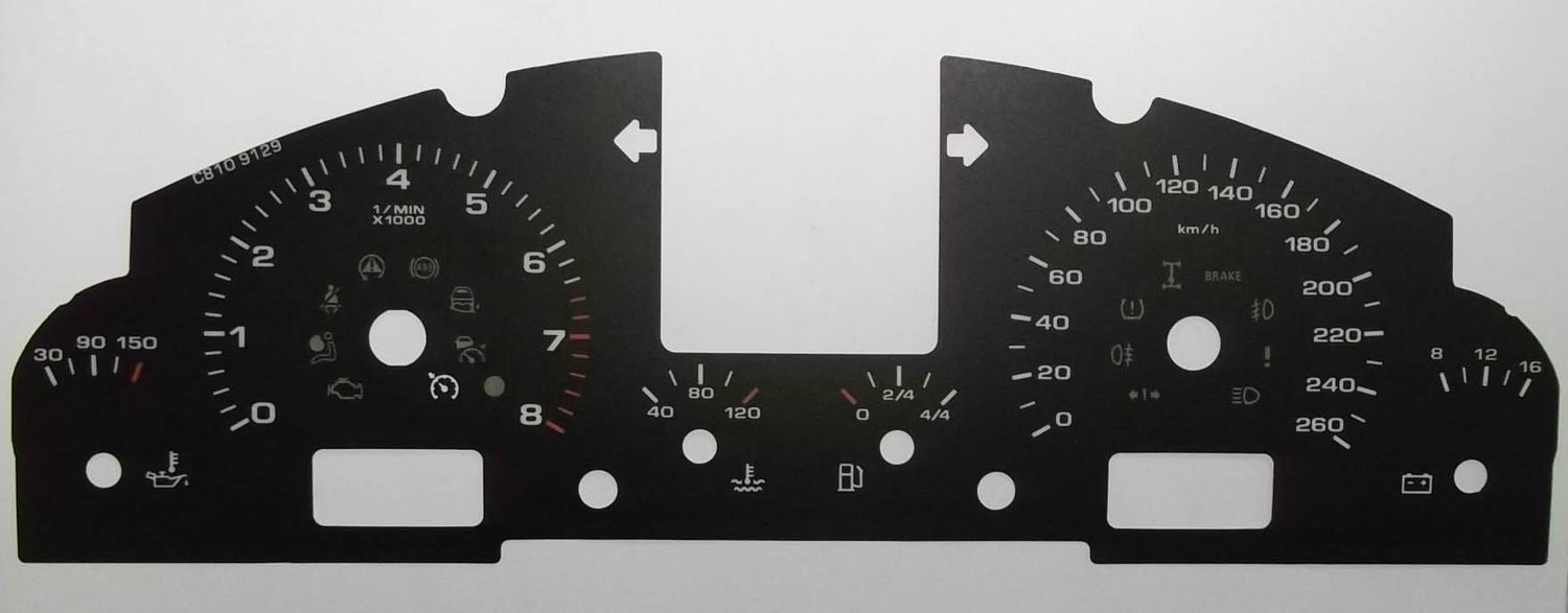 CAYENNE KMH DIAL CONVERSION