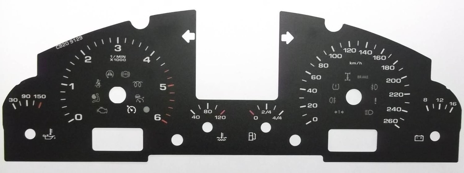 CAYENNE KMH DIAL CONVERSION