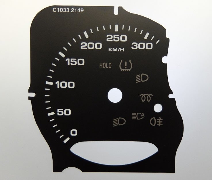 BOXSTER / CAYMAN KMH DIAL CONVERSION