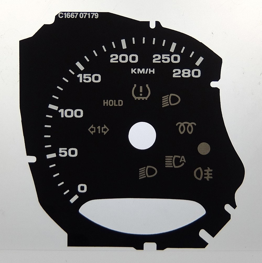 MACAN / PANAMERA / CAYENNE KMH DIAL CONVERSION