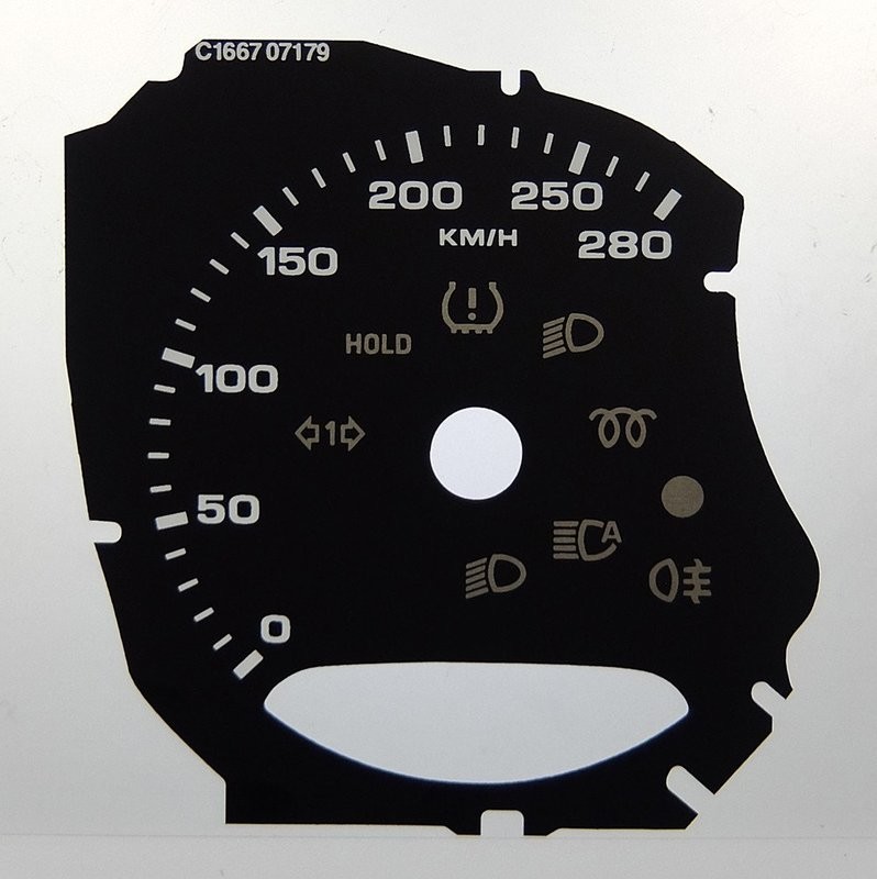 MACAN / PANAMERA / CAYENNE KMH DIAL CONVERSION