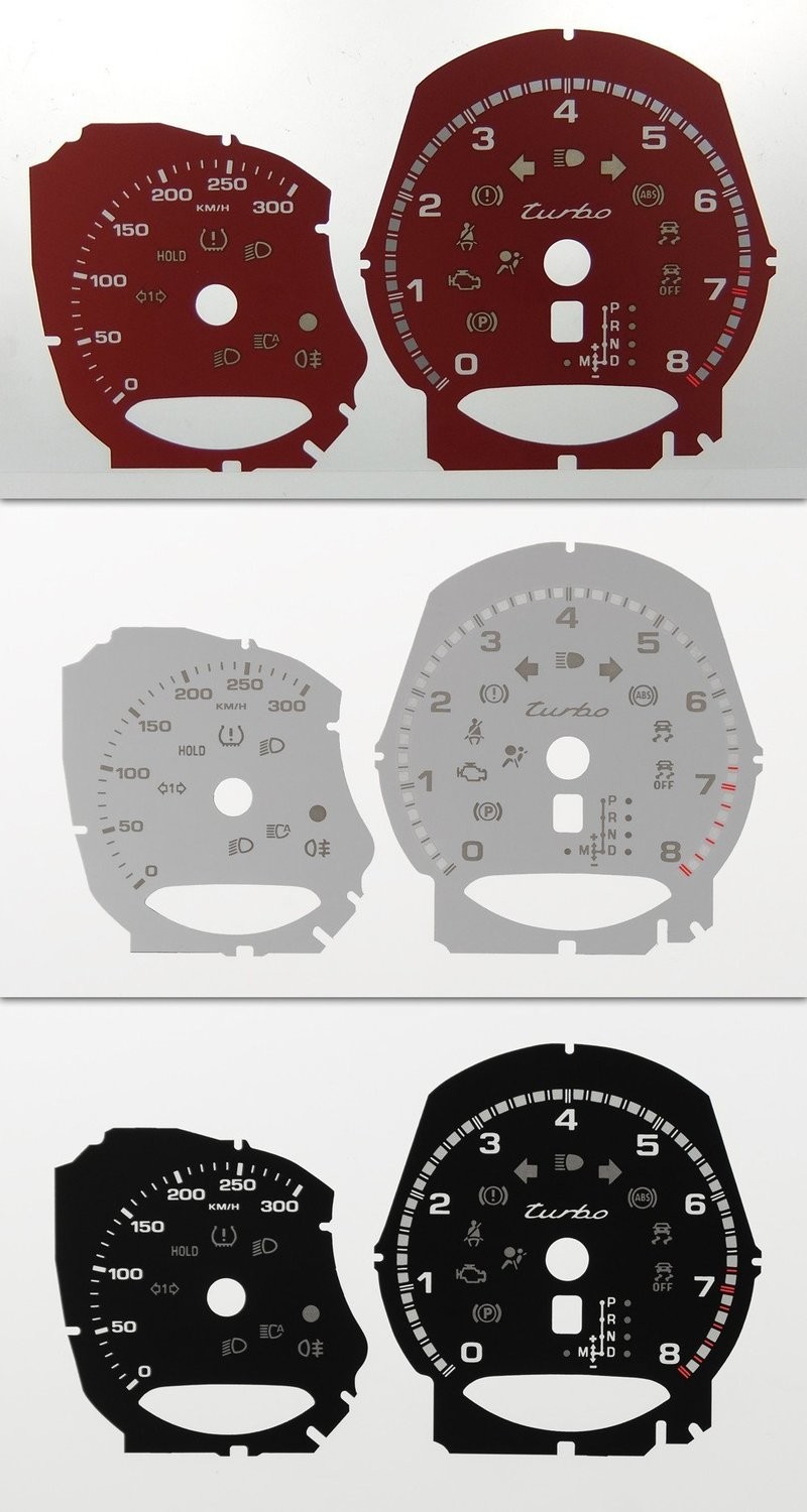 MACAN / PANAMERA / CAYENNE KMH DIAL CONVERSION