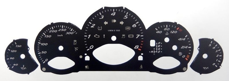 911 / BOXSTER / CAYMAN KMH DIAL CONVERSION