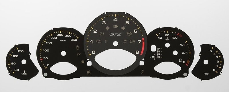 997 GT2 KMH DIAL CONVERSION
