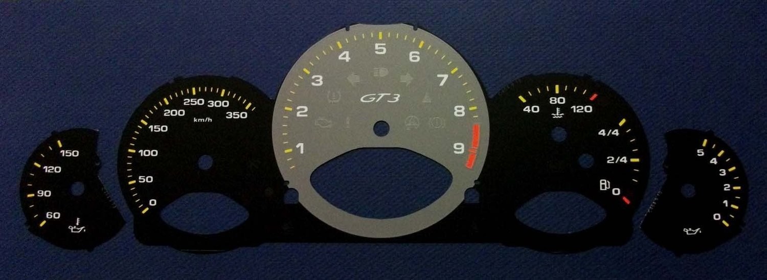 997 GT3 KMH DIAL CONVERSION